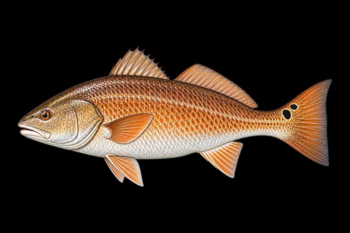 Redfish illustration