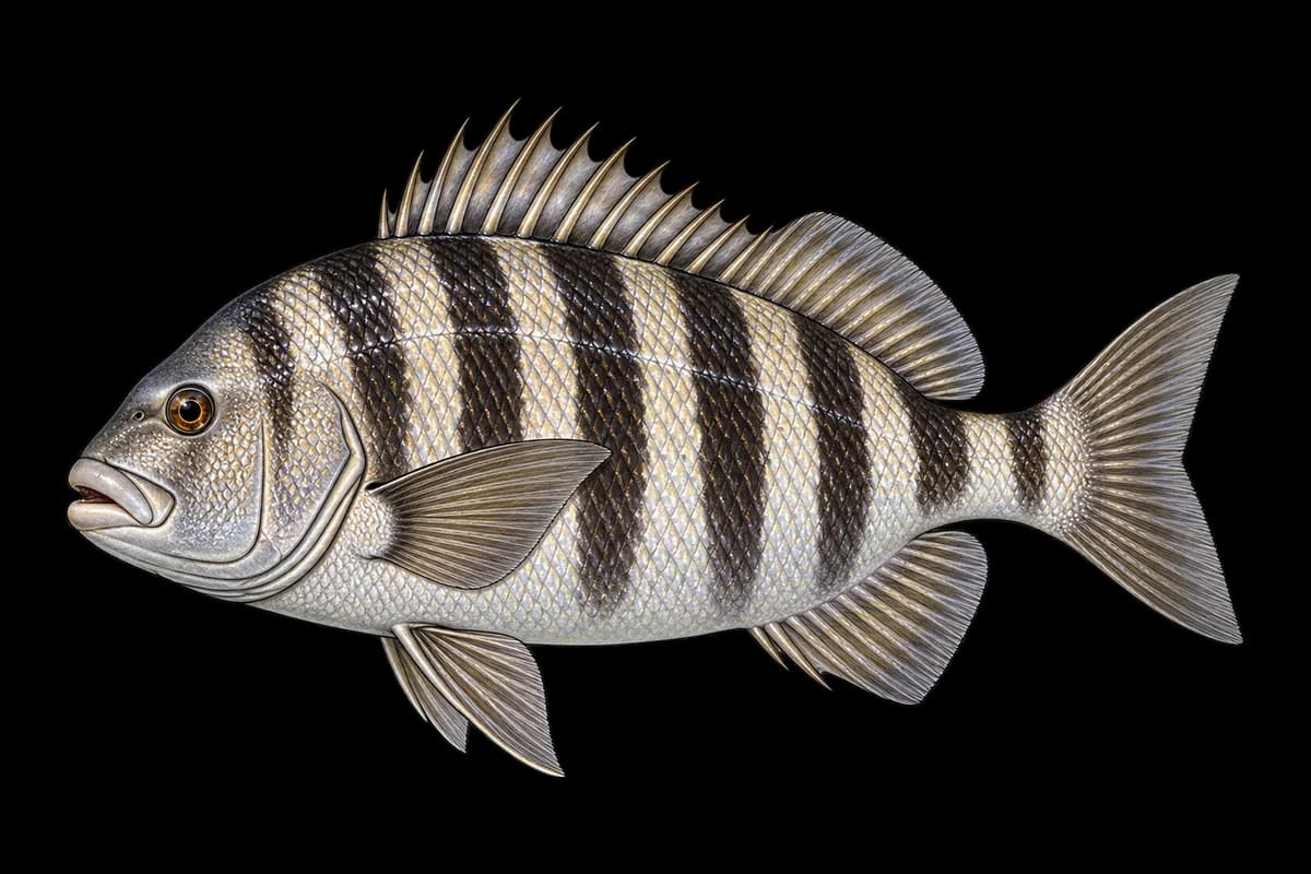 Sheepshead illustration