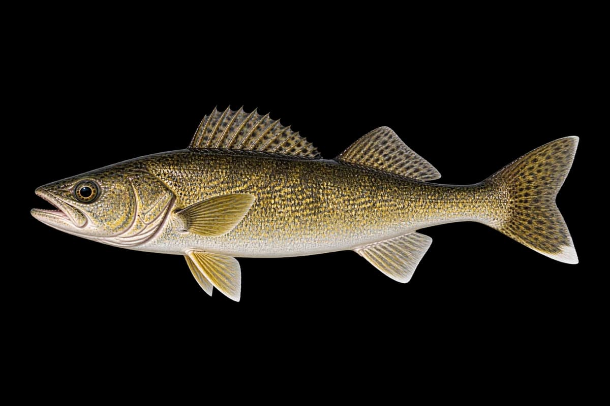 Walleye illustration